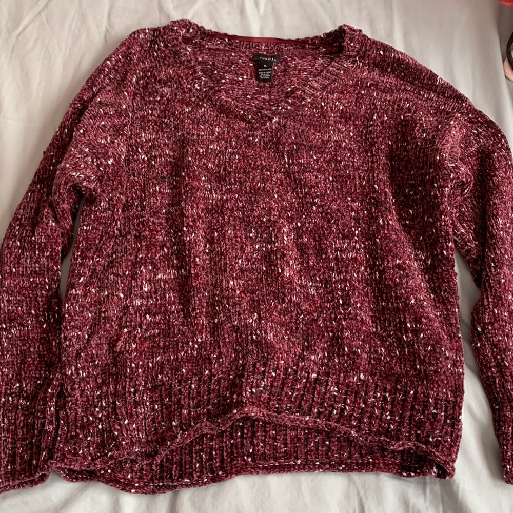Multi-Color Purple Sweater